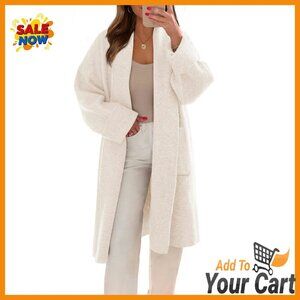 Oversized Chunky Knit Cardigan with Pockets - Fall Winter Sweater Jacket